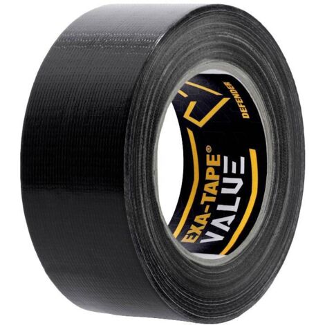 DEFENDER by Adam Hall EXA-TAPE-VALUE B 50 DTEXAVB50 Ruban adhésif noir (brillant) (L x l) 50 m x 50 mm 1 pc(s) D062932