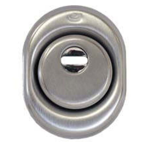 Defender Con Mostrina In Acciaio Cromo Satinato - defender mm.50x15h.