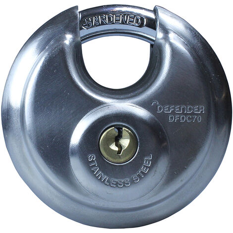 DEFENDER DFDC70 KA1 Discus Padlock 70mm Keyed Alike DEFDC70KA