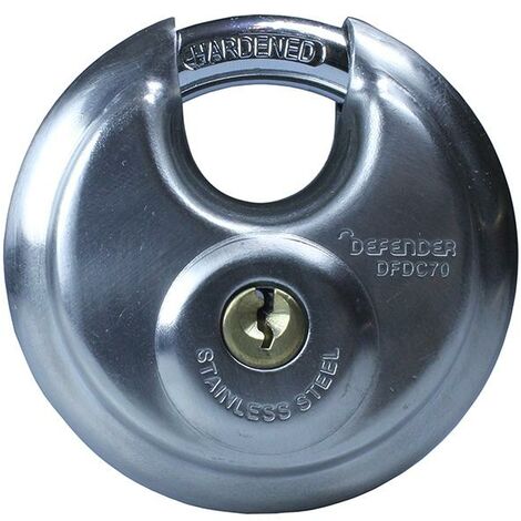 DEFENDER Discus Padlock Twinpack 70mm Keyed 5-Pin DFDC70T