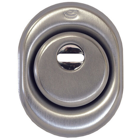 Defender in acciaio cromo satinato corpo carbonitrurato protezione chiave antistrappo bocchetta - 50xH18 cm