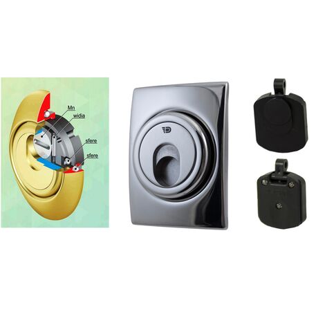 Defender Magnetico per Serratura DISEC MG 310 ORO LUCIDO PVD Prezzo in  Offerta su Prezzoforte