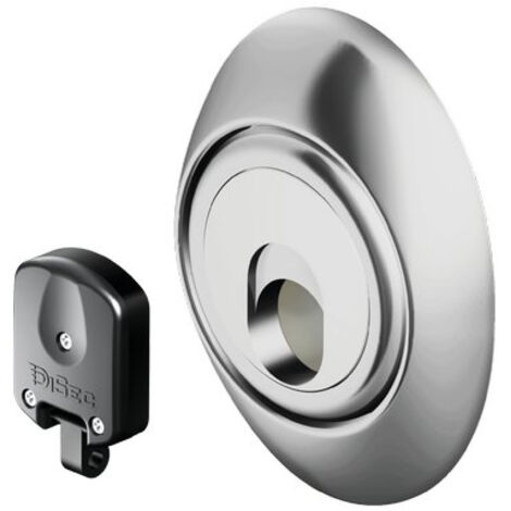 DEFENDER MAGNETICO MAG3G SUPER TOP DISEC - INOX CROMO SATINATO F.S. I.MM 38 D.MM 55 H.MM 20- 1 pezzi