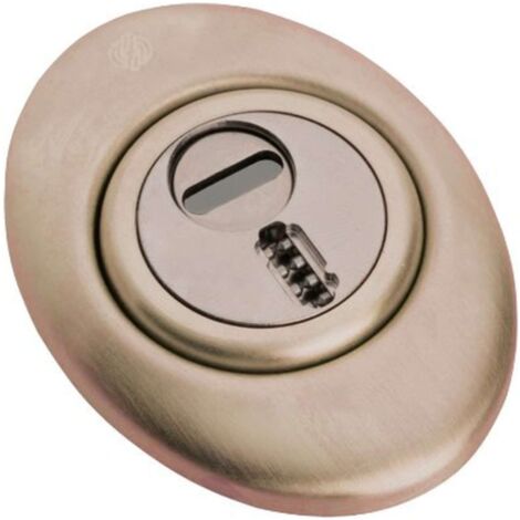 DEFENDER MECCANICO MECDEF SECUREMME - INOX OTTONE LUCIDO F.SAG I.MM 31 D.MM 50 H.MM 20 - 1 pezzo