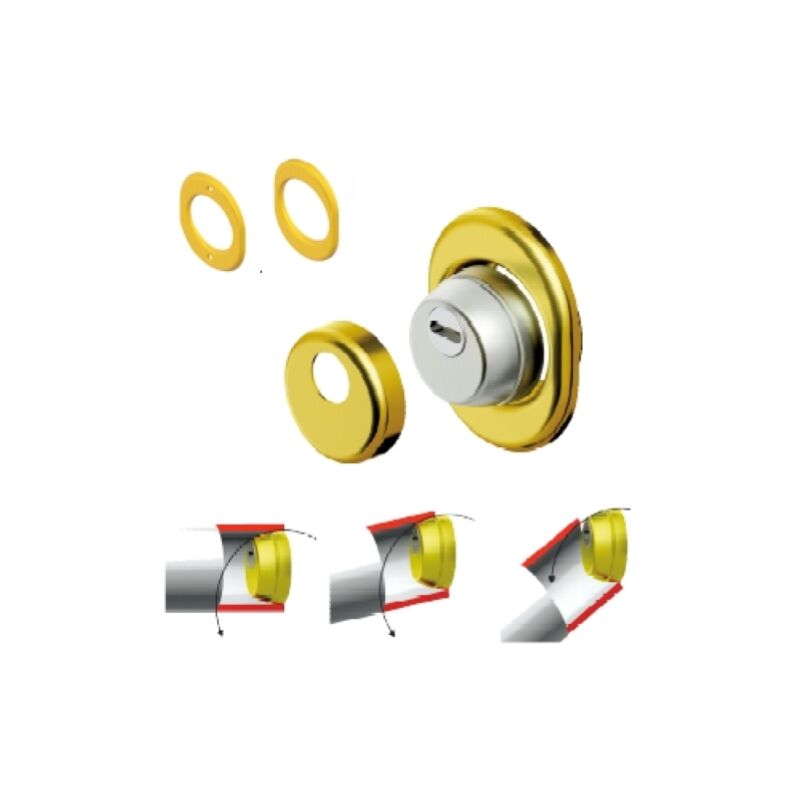 Defender Sferik bds 16 vis de couvercle d&39A cusson serrures chrome satinA