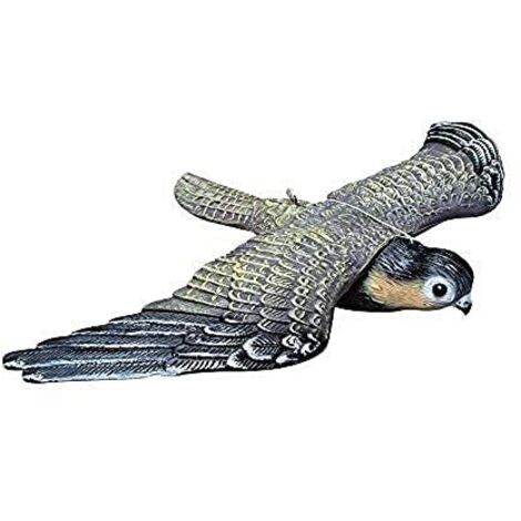 Defenders - Esca spaventapasseri Swoop Flying Falcon, STV971, colorazione naturale, marrone, taglia unica