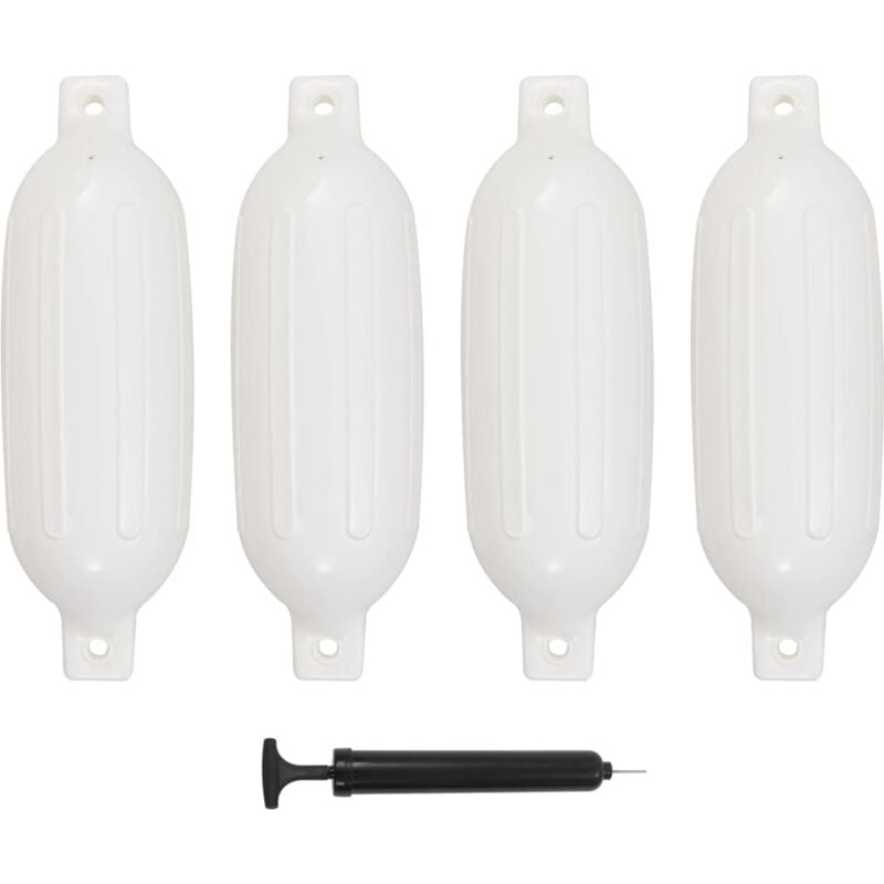 

Defensas para barco 4 unidades PVC blanco 58,5x16,5 cm - Vidaxl