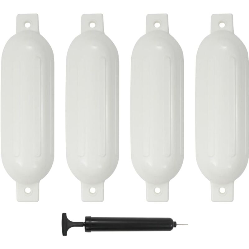

Defensas para barcos 4 unidades PVC blanco 51x14 cm - Vidaxl
