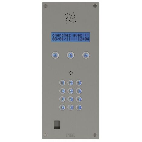 Défilement de noms BIBUS audio 2l inox clavier URMET 98150100