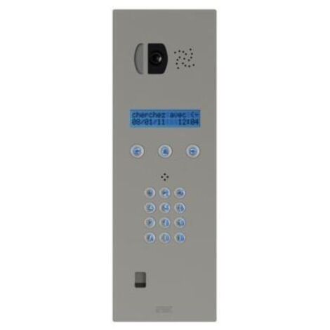 Défilement de noms BIBUS Poteau technique video 2l clavier inox URMET 98170103