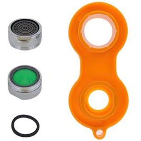 Définir 4 Pièces Aerator Pour Robinet M24 En Abs Filtre Pisto Avec Clé 59033