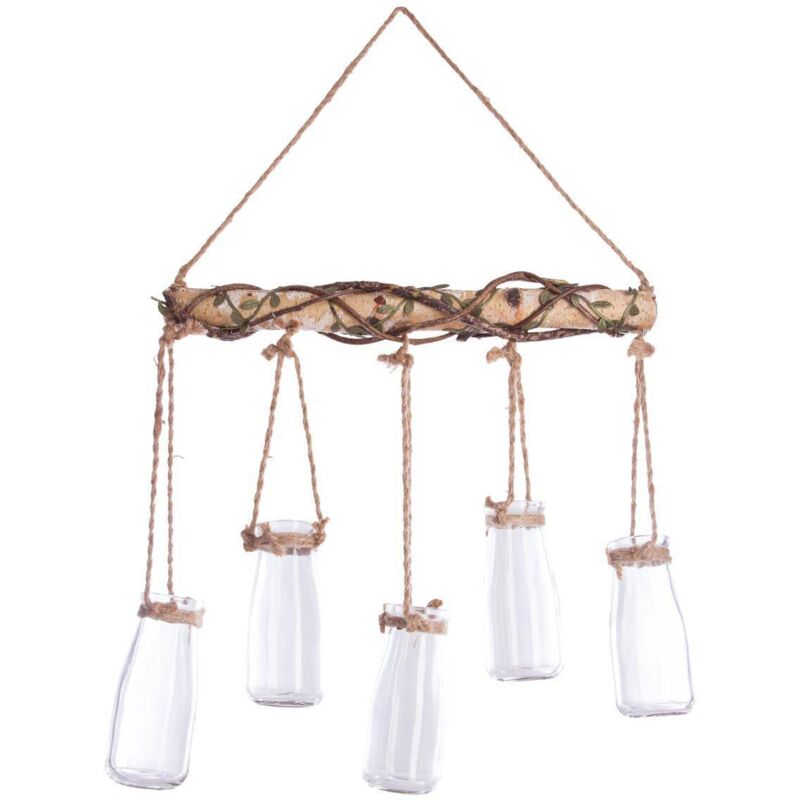 Set de 5 soliflores suspendus Sid en verre 44x40cm Atmosphera créateur d'intérieur