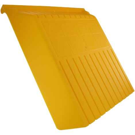 Déflecteur Arrière Jaune Pour Tondeuse Origine Stiga.