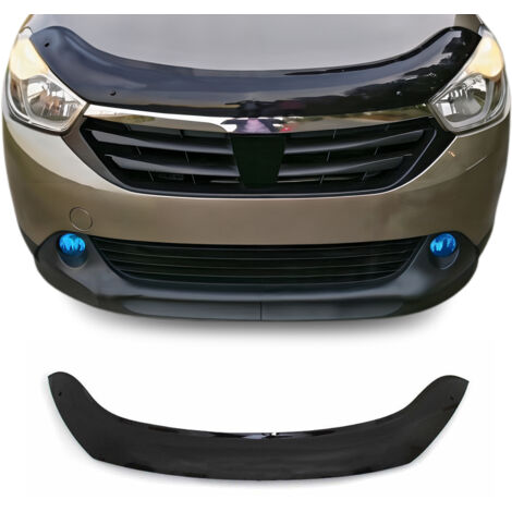Déflecteur de Capot Compatible avec Dacia Dokker 2012-2021 en Plastique Acrylique