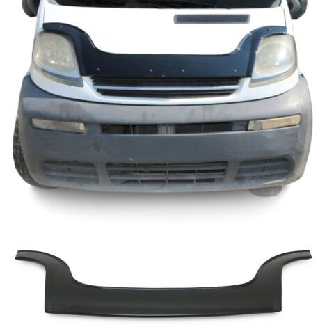 Déflecteur de Capot Compatible avec Renault Trafic X83 2001-2014 Acrylique Noir