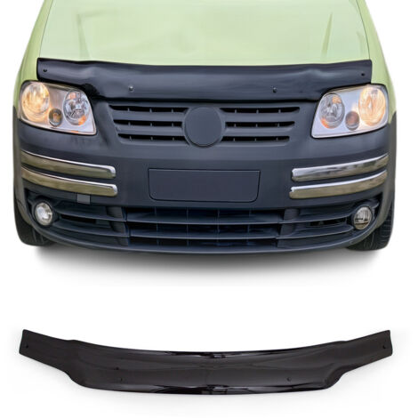 Déflecteur de Capot Compatible avec VW Caddy 2004-2010 en Acrylique Noir