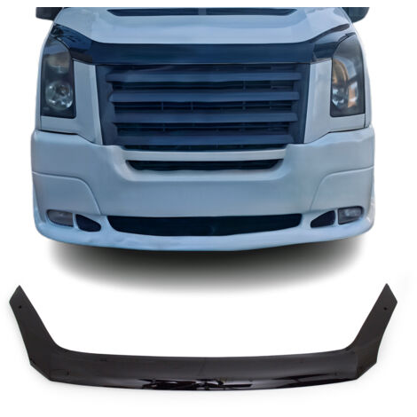 Déflecteur de Capot Compatible avec VW Crafter 2006-2012 en Acrylique Noir