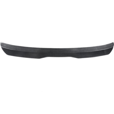 Déflecteur de lunette arrière/toit universel Réduit la résistance Moulure de bordure supérieure Style fibre de carbone