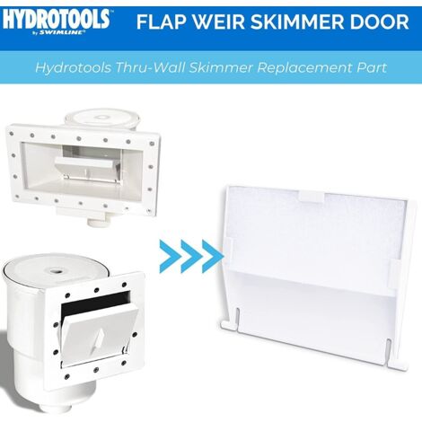 Déflecteur de remplacement pour skimmer Hayward 8926 pour piscines hors sol, déflecteur de vanne de skimmer