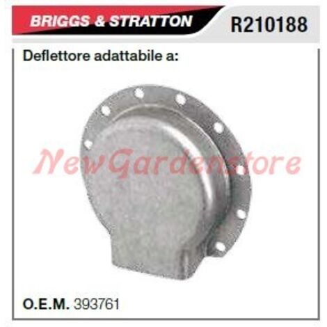 Déflecteur de silencieux B&S silencieux B&S tondeuse à gazon R210188