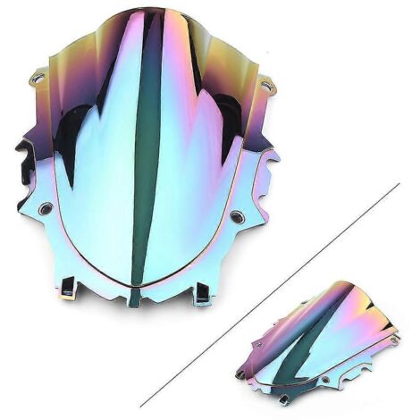 Déflecteur de vent pour pare-brise de moto Yamaha YZF R3 2019-2021 / YZF-R3 19-20-21, en plastique ABS, couleur Deep-Iridium