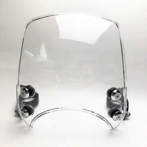 Déflecteur de vent sport compact et réglable pour moto, compatible avec les modèles XL883 et XL1200 (à partir de 2004) - Transparent