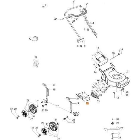 DÉFLECTEUR ORIGINAL EMAK 66070479R