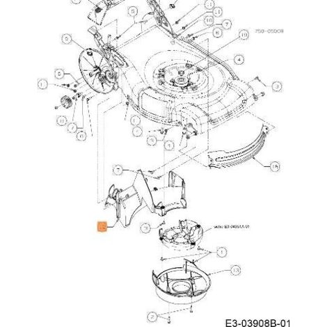 DÉFLECTEUR ORIGINAL EMAK C73106173A