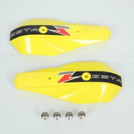 Déflecteur plastique protège main Zeta Armor jaune ZE72-0207 pour
