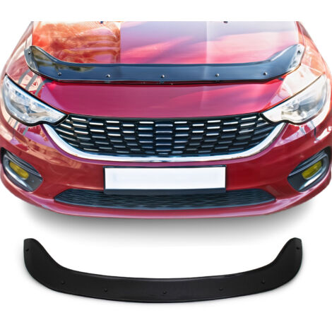 Deflecteurs d'air Capot de Voiture pour Fiat Tipo 2015-2024 Berline Noir