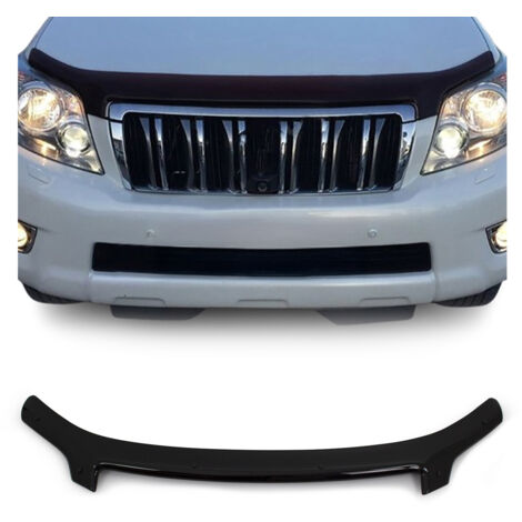 Deflecteurs d'air Capot de Voiture pour Toyota Land Cruiser Prado 2010-2013 Noir