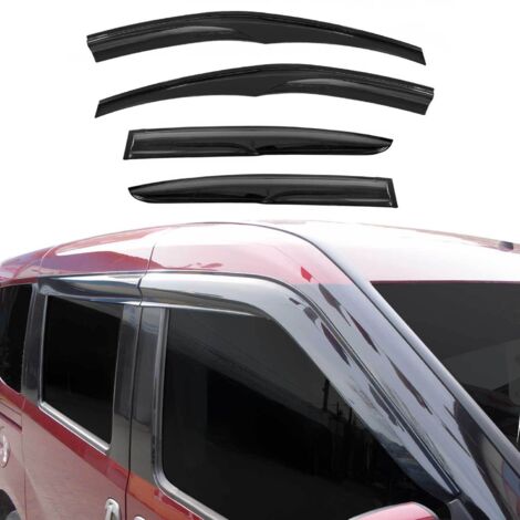 Déflecteurs De Vent Pluie d'air Compatible avec Ford Tourneo Courier 2014-2023 Acryl 4Pcs