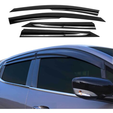 Déflecteurs De Vent Pluie d'air Compatible avec VW Passat B8 2015-2019 Berline Acryl 4 Pcs