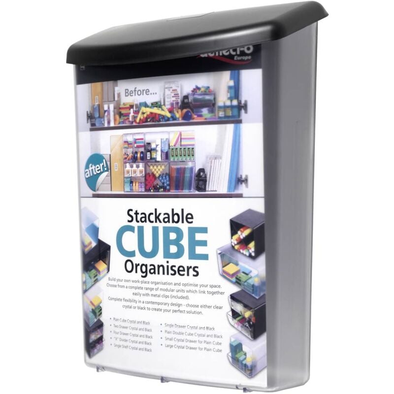 Deflecto 790801 Porte-brochures noir DIN A4 1 pc(s) (l x H x P) 255 x 333 x 80 mm