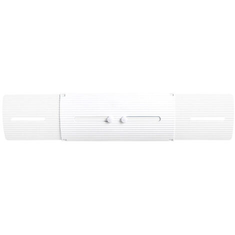 Deflector de aire acondicionado ajustable para el hogar, aire acondicionado de soplado anti-directo, salida de deflector, ala de aire, blanco puro,Blanco