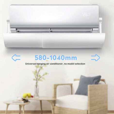 Deflector de aire acondicionado escalable, cubierta de aire acondicionado, Deflector de viento para el hogar, accesorios de dormitorio,Francia