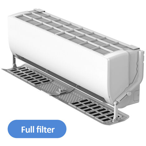 Deflector de aire acondicionado para el hogar, antidirecto Deflector de soplado, tipo colgante, escalable,Full filter