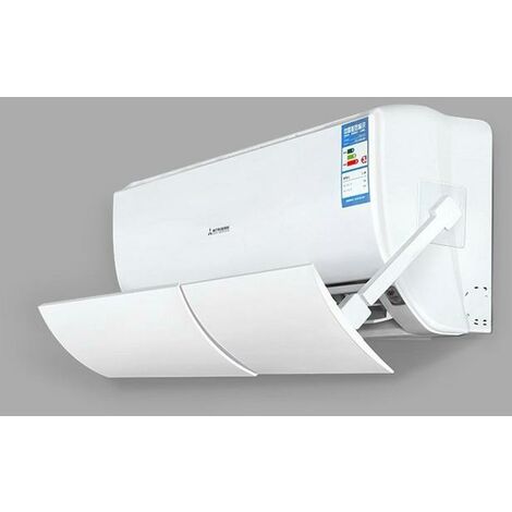 Deflector de aire acondicionado retráctil para el hogar, cubierta de parabrisas antidirecto, de soplado,Glossy