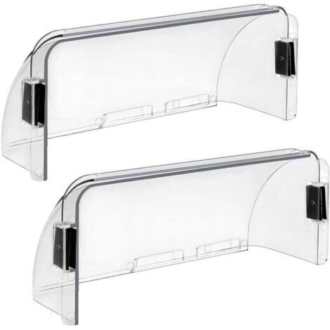 Deflector de aire magnético ajustable de 2 piezas, fácil de ajustar entre 8 y 14 pulgadas para rejillas de ventilación de piso, deflector de ventilación lateral de piso, fácil de instalar.