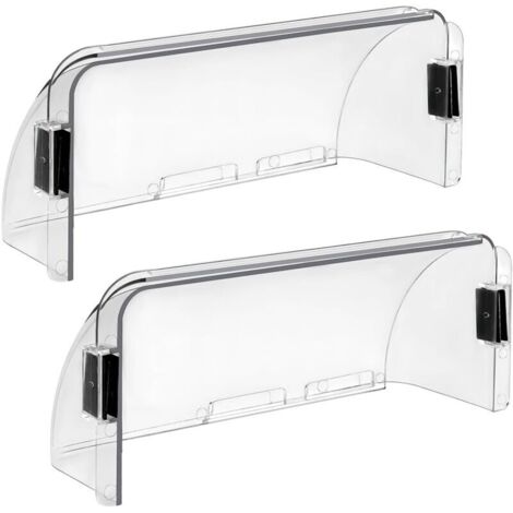 Deflector de aire magnético ajustable de 2 piezas, fácil de ajustar entre 8 y 14 pulgadas para rejillas de ventilación de piso, deflector de ventilación lateral de piso, fácil de instalar.