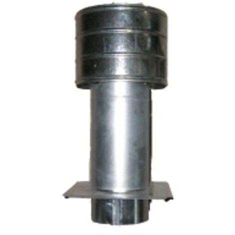 DEFLECTOR GALVANIZADO CON PLACA 150MM - RDF 150 ROJO