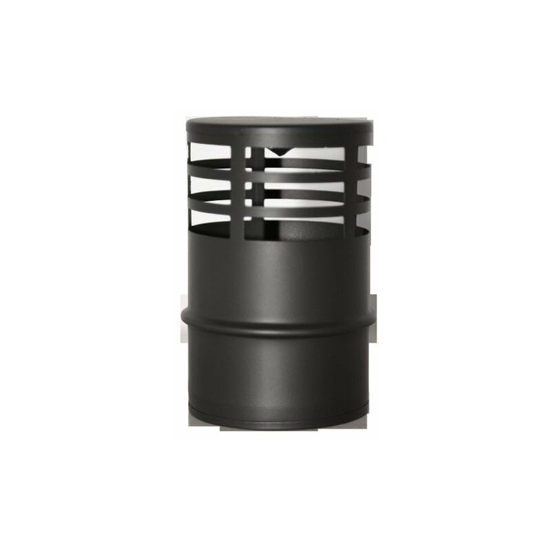 

Deflector Horizontal Pellet Vitrificado Negro 80