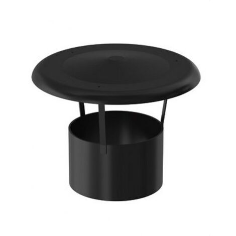 Deflettore di scarico verticale M-H diametro 80mm in acciaio inossidabile - FIG
