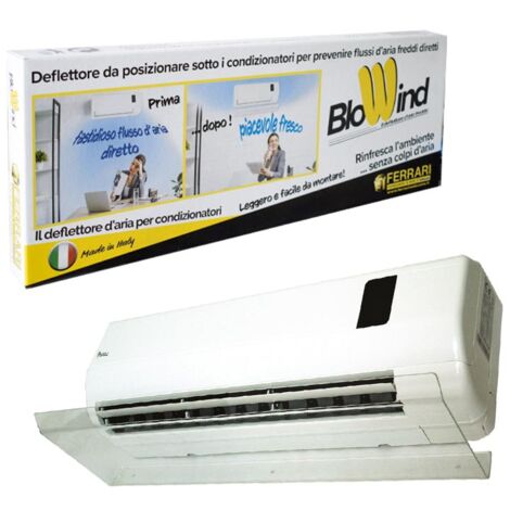 Deflettore per condizionatori Blowind L690xH50xP250mm