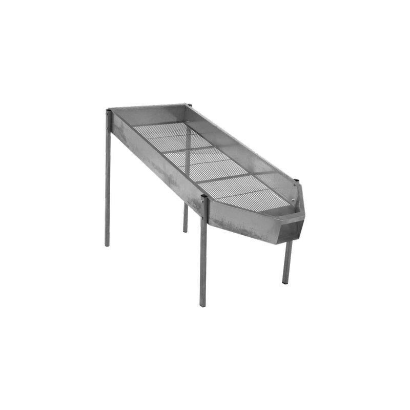 Defogliatore Manuale Acciaio Zinc Cm 143x57
