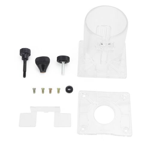 Défonceuse à bois, Base en plastique Transparent, outil électrique, accessoire de protection (épaissi)