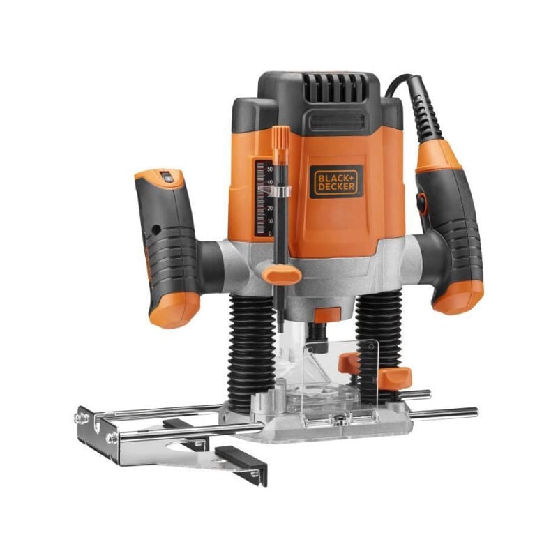 Black&decker - Défonceuse filaire 1200W black+decker (Livrée avec 7 Accessoires) - KW1200E-QS