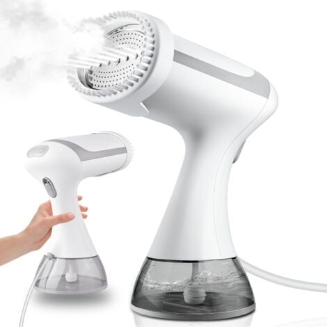 Défroisseur Vapeur, 1500W Défroisseur Vapeur Portable, Defroisseur Vapeur Vertical avec Réservoir d'eau de 300ml, Réchauffage Rapide en 20s, Fer à vapeur de voyage pour enlever les plis des vêtements