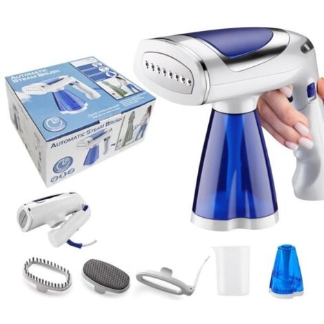 Défroisseur vapeur 1600W 250 ml Portable 20S Réchauffage Défroissage Assainissant Anti-Bactérien Rapide Humide et sec