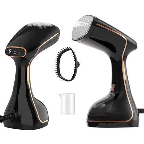 Défroisseur Vapeur 1800W, defroisseur vapeur vertical, Fer à Repasser Portable,Defroisseur 2 en 1 avec Écran LED, Anti-Fuite, Idéal pour la Maison, Bureau et Voyage.